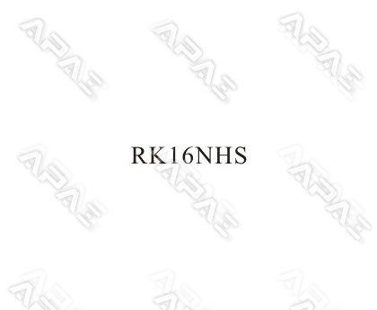 RK16NHS（帶開關）