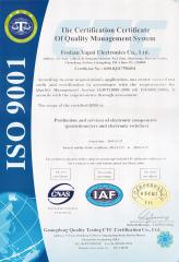Quality Management System Certificate